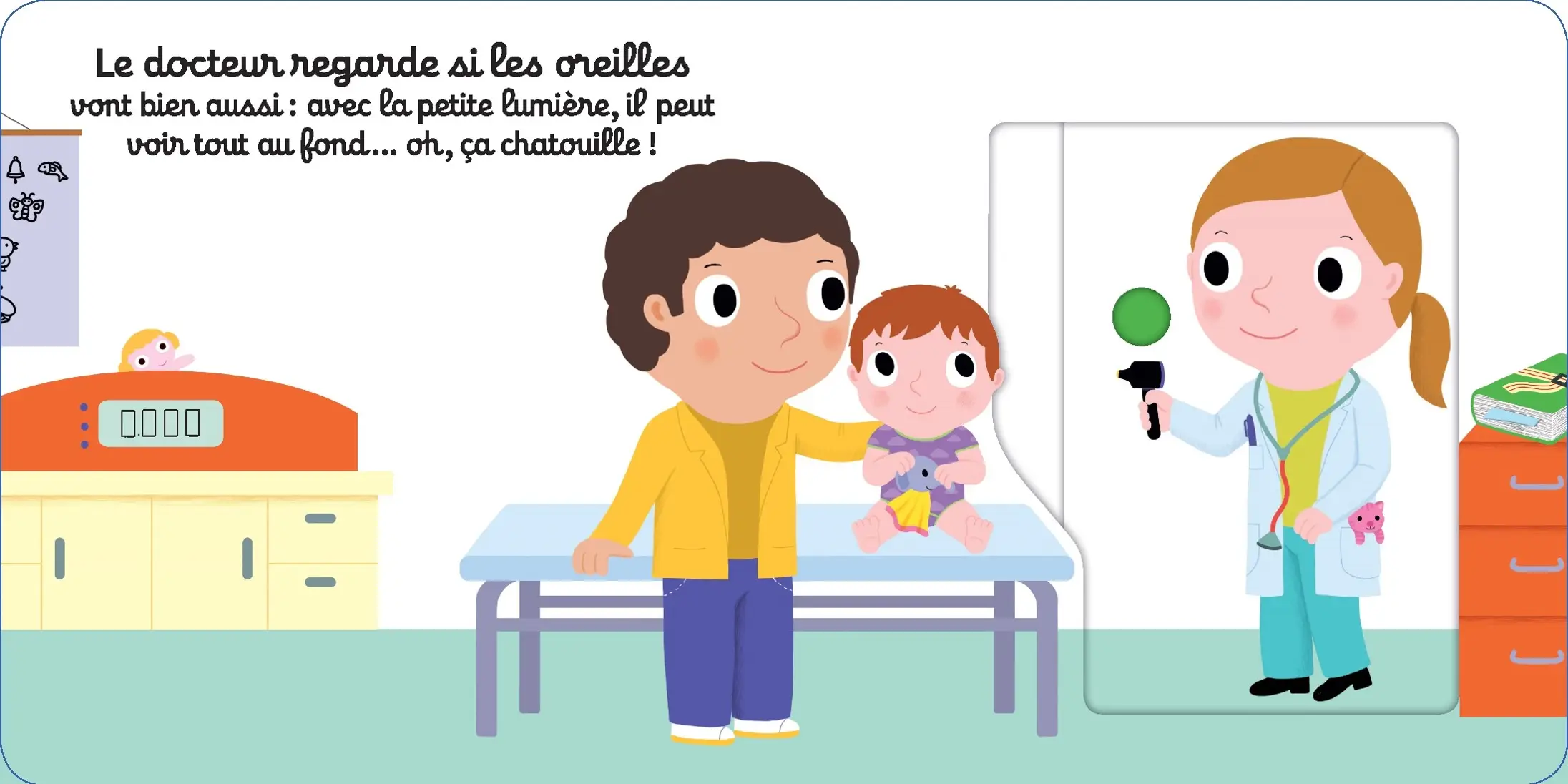  Bonjour docteur ! - histoire animée - Kididoc dès 1 an  - Livre documentaire - 9782092596494 - page intérieure 5