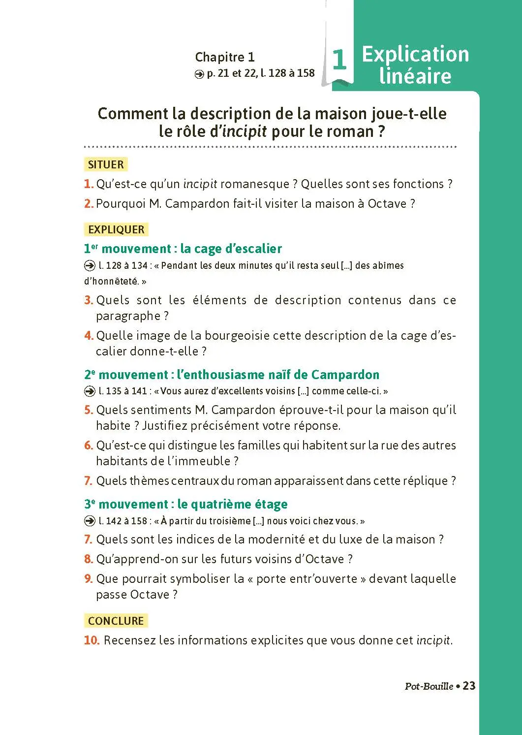 Pot-Bouille, Zola - BAC Français 1re 2027 - Parcours : Dévoiler les rouages de la société - voie générale - édition intégrale prescrite -  - 9782095064365 - Page intérieure 5