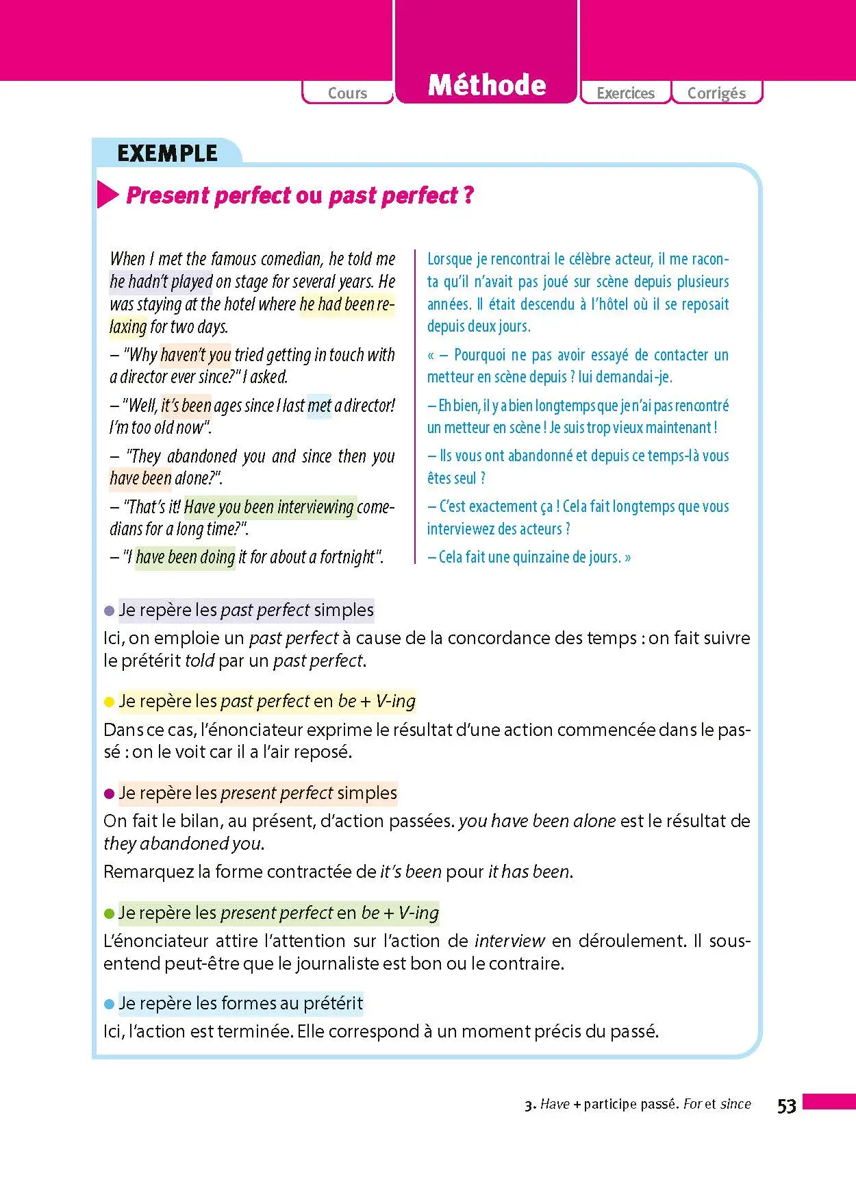 Anglais 2de - ABC Réussite - Programme de seconde 2026-2027 - Cours, Méthode, Exercices - Livre de cours, méthode et exercices - 9782091571140 -  [page intérieure 53]