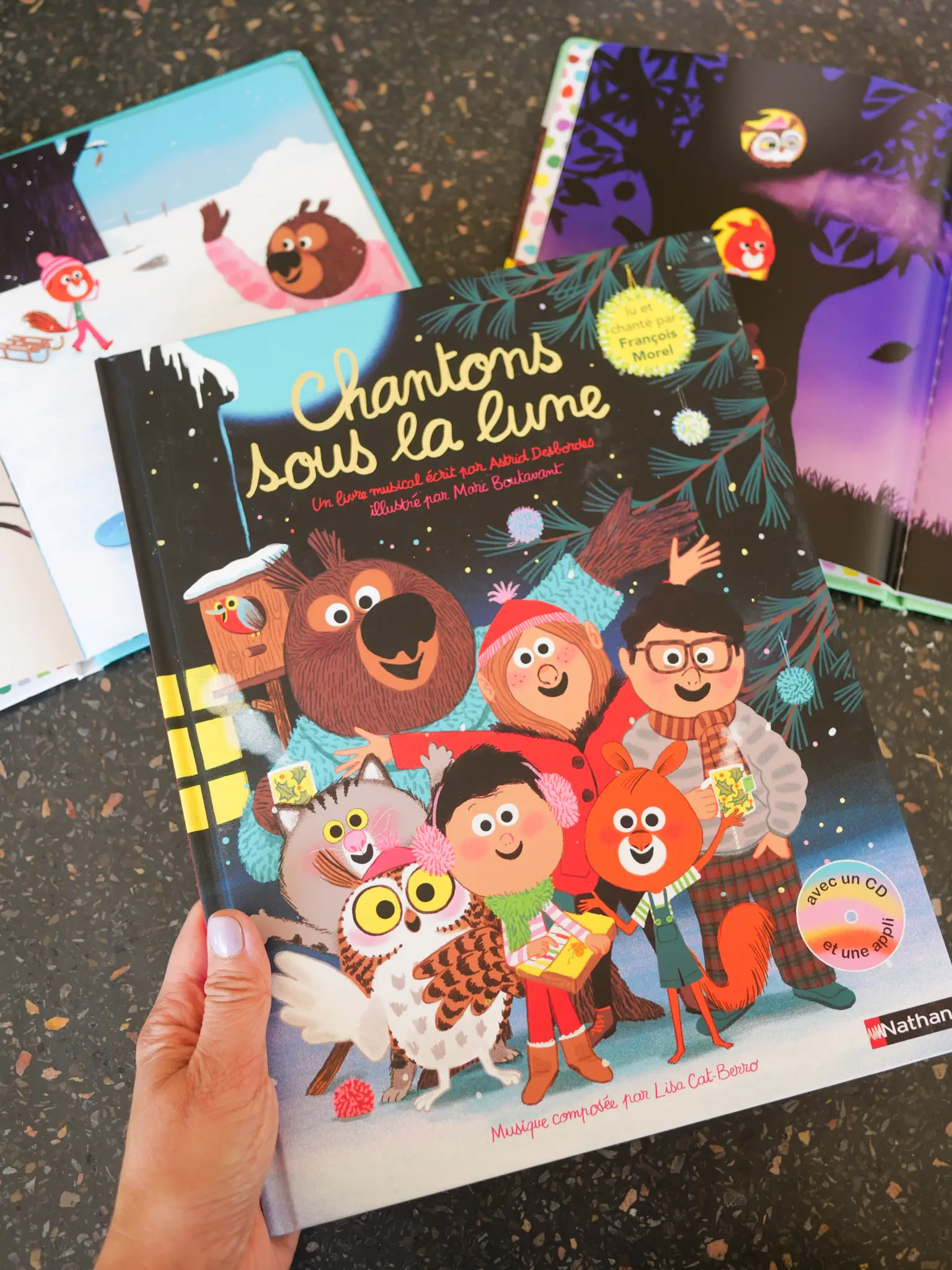 Chantons sous la lune - Livre musical lu et chanté par François Morel - Dès 3 ans - Album(s) - 9782092491393 - page-intérieure 6