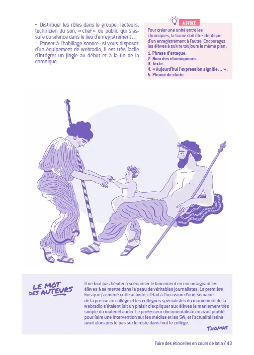 Mission Prof' Collège - Faire des étincelles en cours de latin - 32 activités clé en main  - Guide pédagogique - 9782095047801 - page intérieure 6