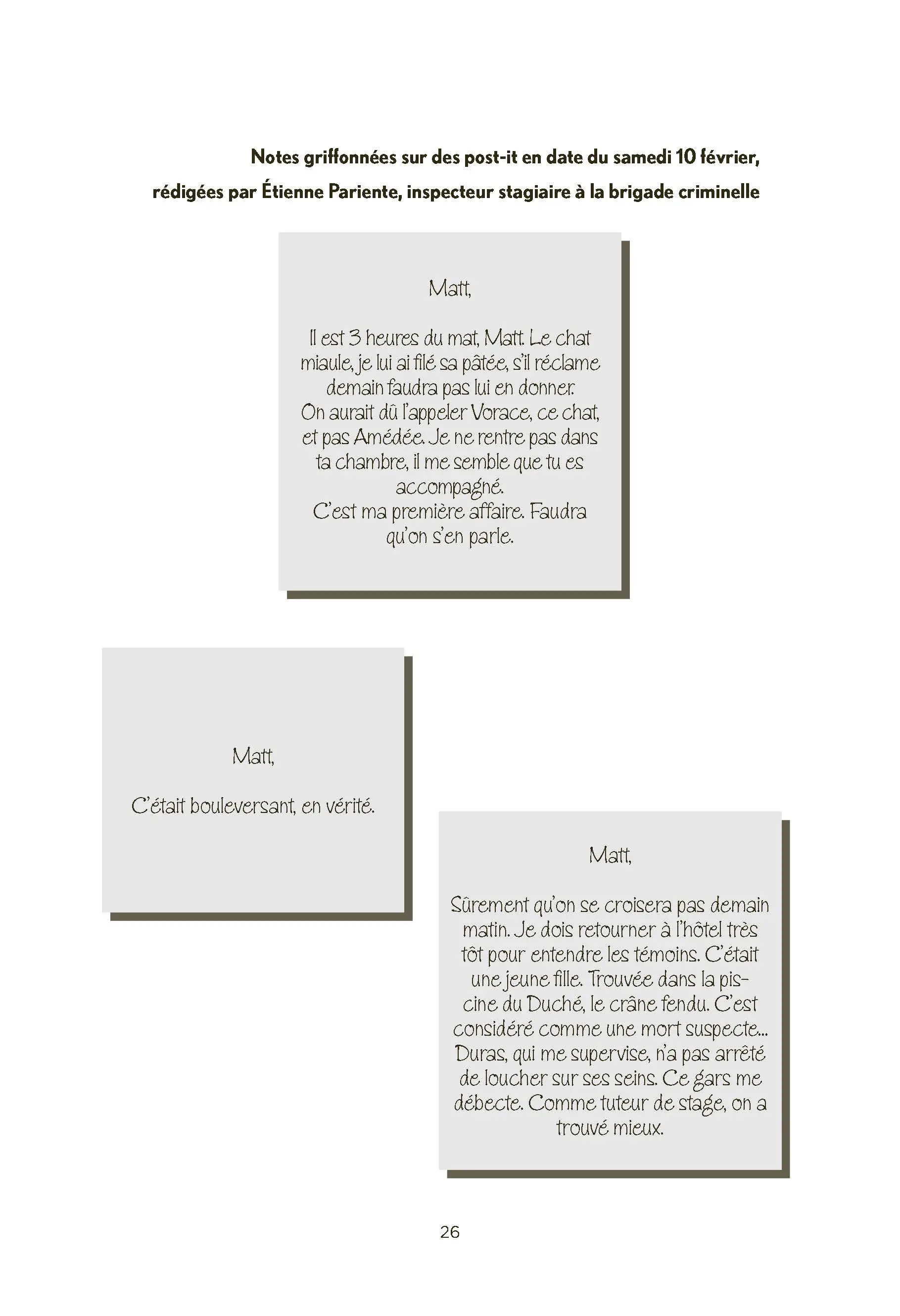 Qui a tué Madeline ? - Un thriller étonnant dans l'univers de la mode, entre dossier d'enquête et roman épistolaire - Dès 14 ans - Roman - 9782095059750 - page interieure 7