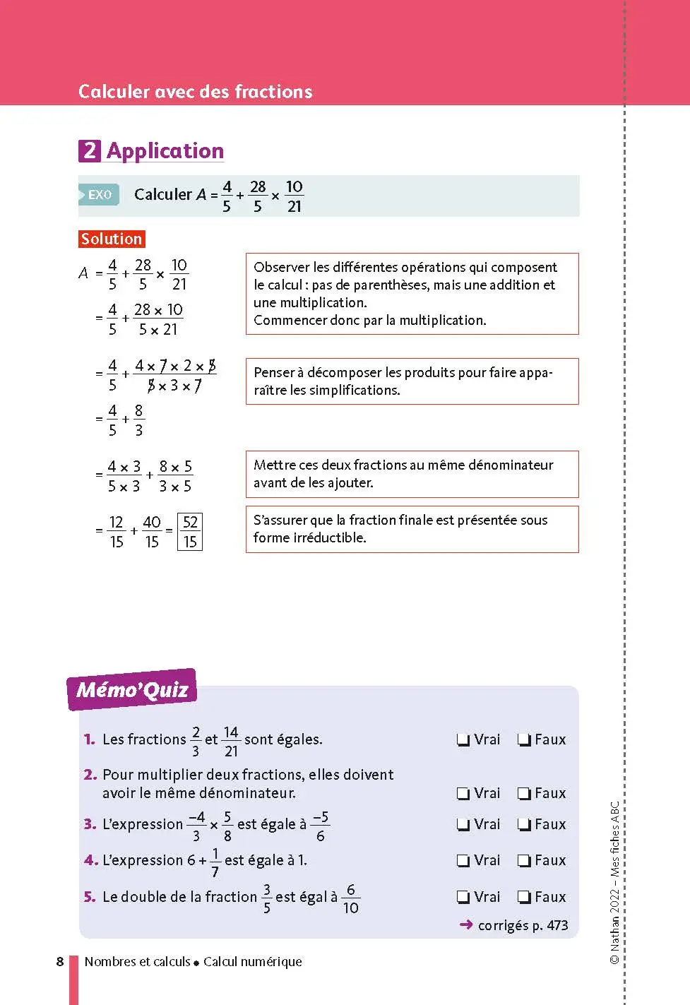 Toutes les matières 3e - Ma Compil fiches Brevet - Brevet 2027 - Fiches - 9782091575858 - page intérieure 8