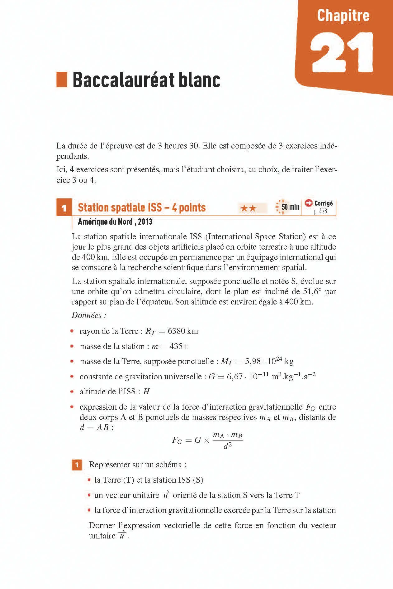 Physique-Chimie Terminale - Interros des lycées Tle - Les vrais exos du BAC - + de 100 exercices avec corrigés détaillés - BAC 2027 - Cahier d'exercices - 9782095038632 - Page intérieure 8