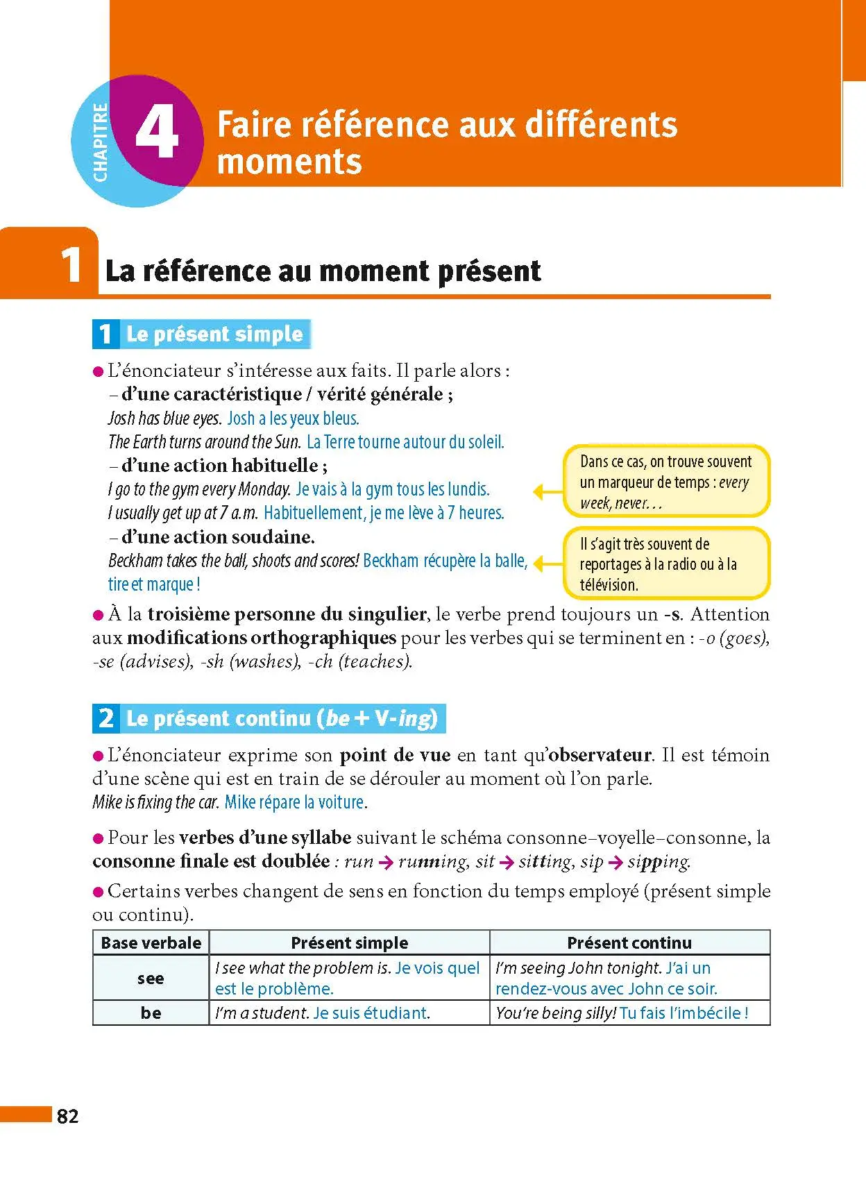 Anglais Terminale - ABC Réussite - Bac 2027 - Enseignement commun Tle - Cours, Méthode, Exercices et Sujets corrigés - Livre de cours, méthode et exercices - 9782091571300 - page intérieure 82