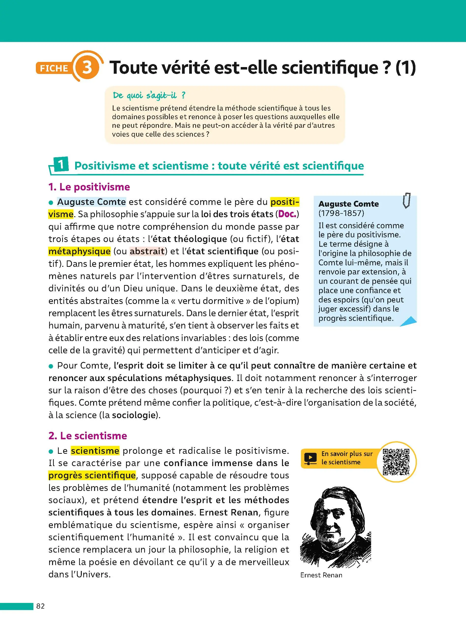 Philosophie Terminale - ABC Réussite - Bac 2027 - Enseignement commun Tle - Cours, Méthode, Exercices et Sujets corrigés + Cahier spécial Bac - EPUB - Livre de cours, méthode et exercices - 9782095014230 - page intérieure 82