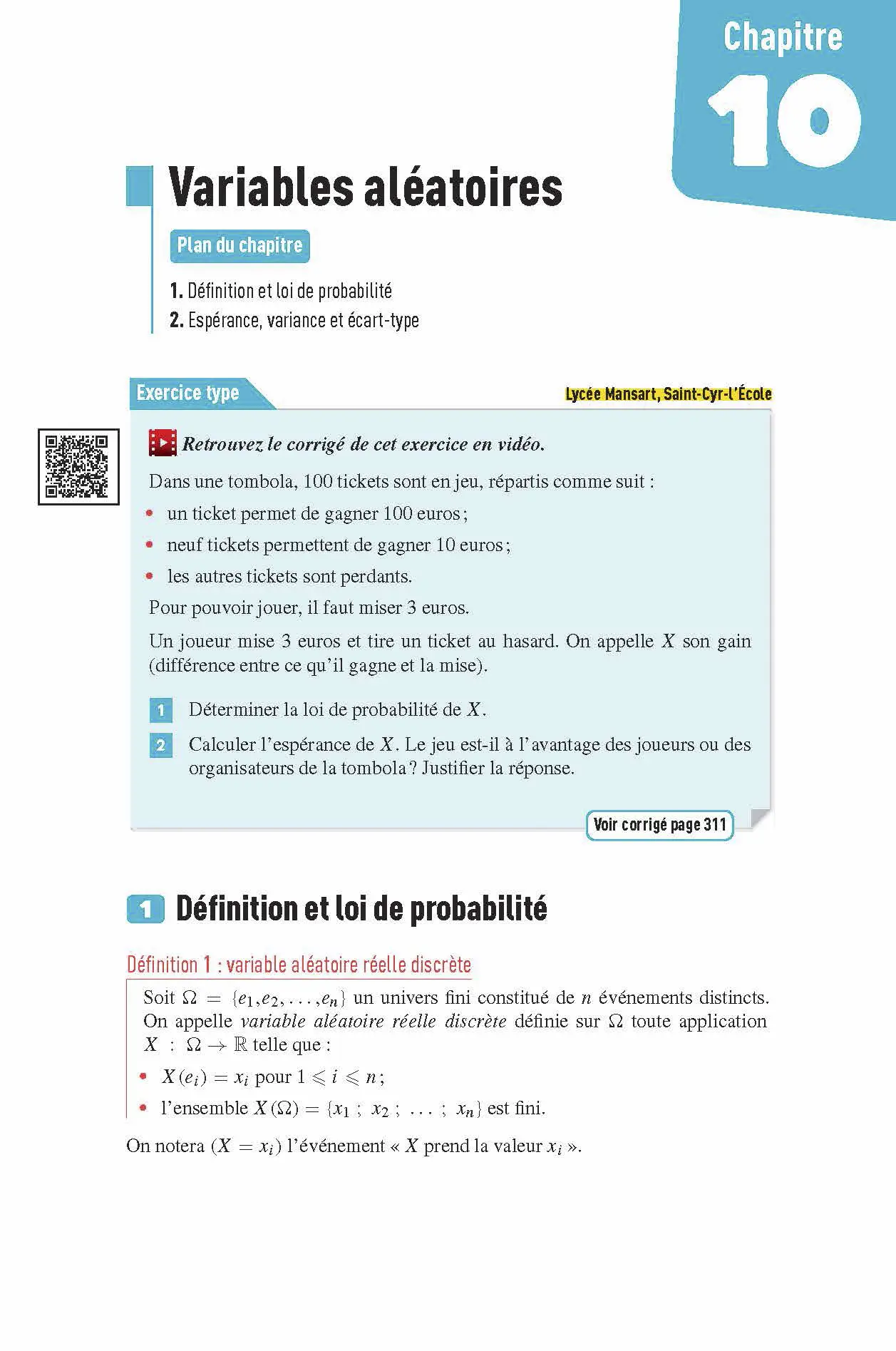 Maths Première - Interros des lycées 1re - Les vrais exos du BAC - + de 100 exercices avec corrigés détaillés - Bac 2027 - Cahier d'exercices - 9782095038625 - Page intérieure 9