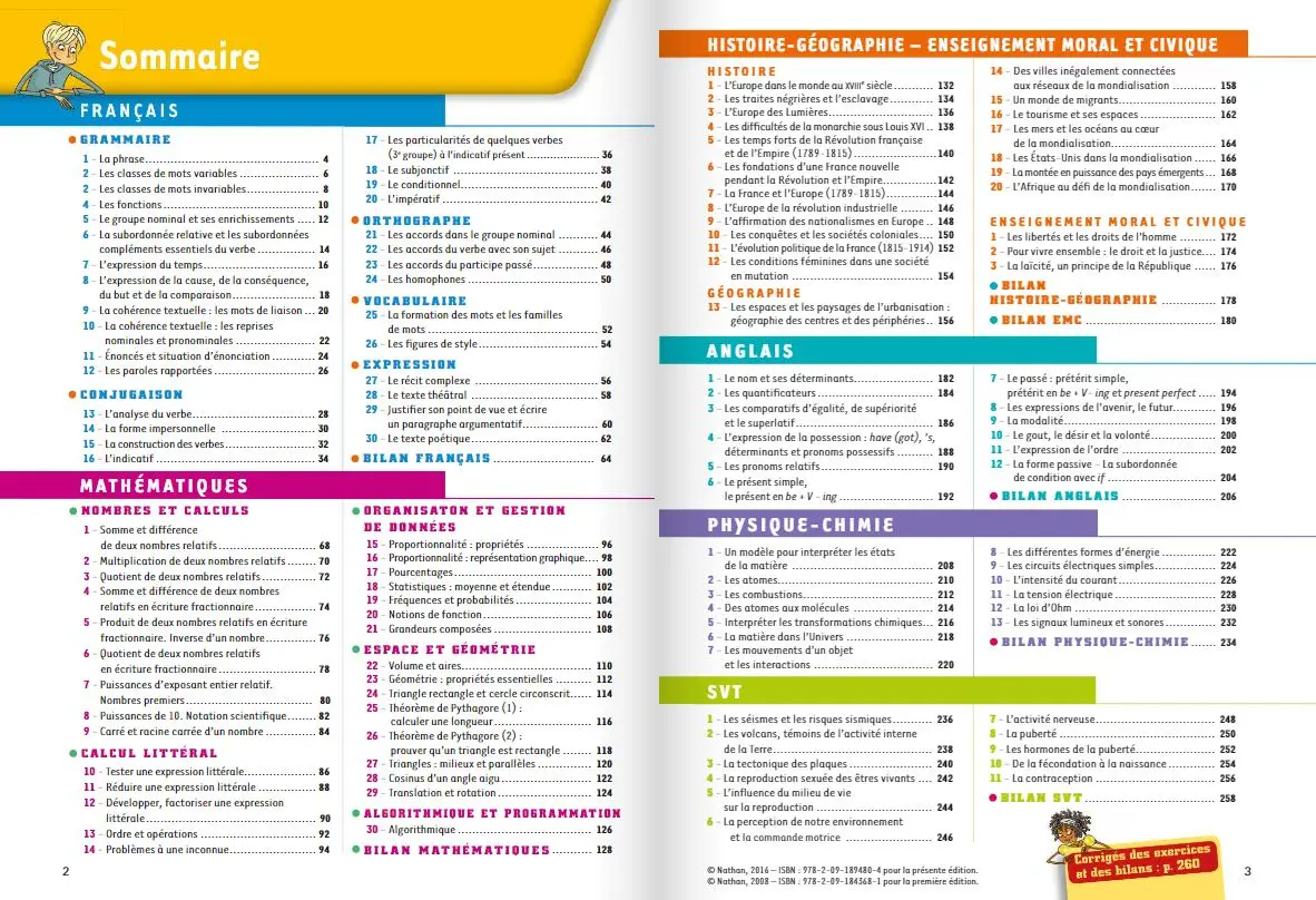 Je comprends tout - 4eme - Réviser toutes les matières pour réussir son année de 4e - Tout-en-un - 9782091894805 - page-interieure