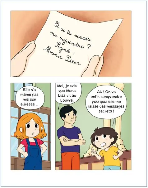 Regarde je lis! Une BD à lire tout seul - Mila et Noé à Paris - BD - CE1 - Dès 7 ans - BD - 9782091935812 - page-interieure