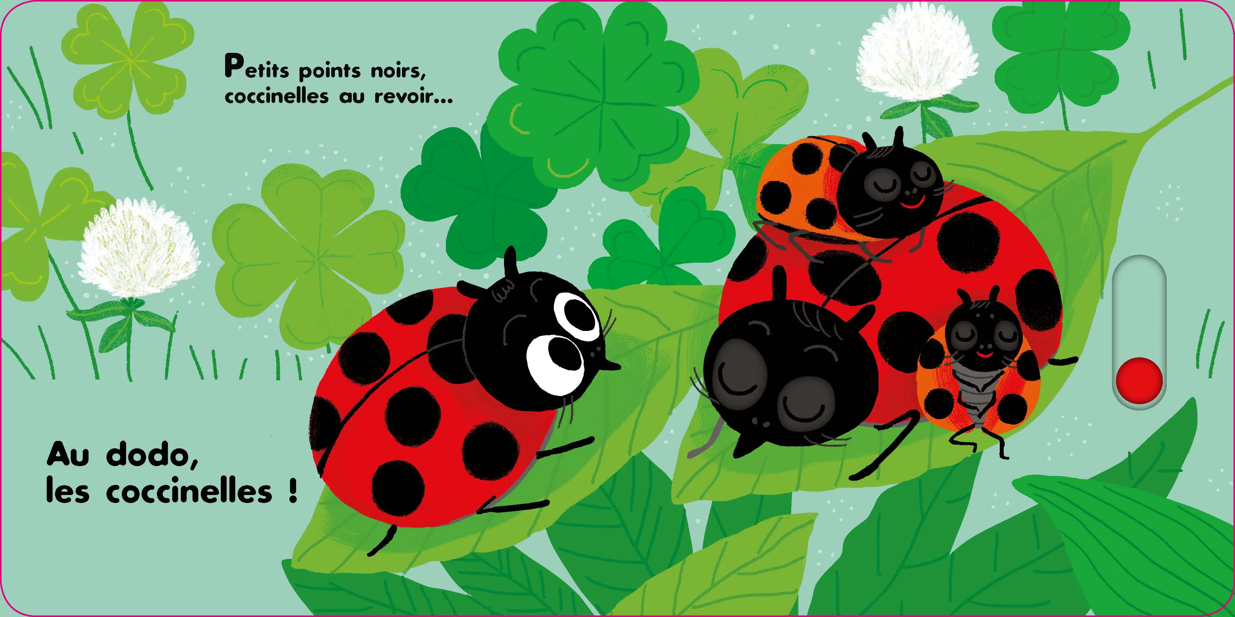 Au dodo - les amis du jardin - Livre animé Dès 6 mois - Pour accompagner le rituel du coucher des bébés - Livre d'éveil - 9782092490167 - page-interieure
