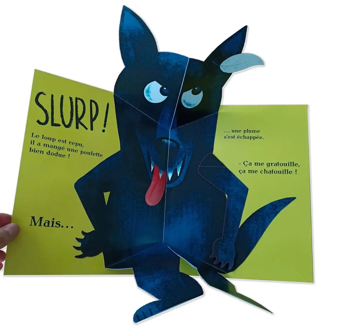 Il est fou ce loup ! - L'aventure pop-up interactive qui fait rire les 3-6 ans - LIvre Pop-up - Album(s) - 9782092490341 - page-interieure