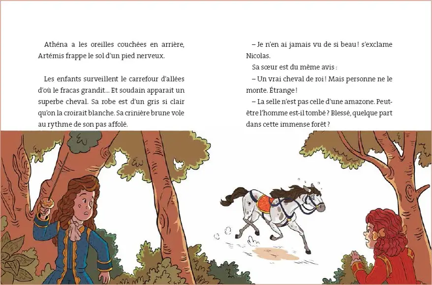 Mystères à Versailles - Le cheval inconnu - Roman historique - De 7 à 11 ans - Roman - 9782092490945 - page intérieure