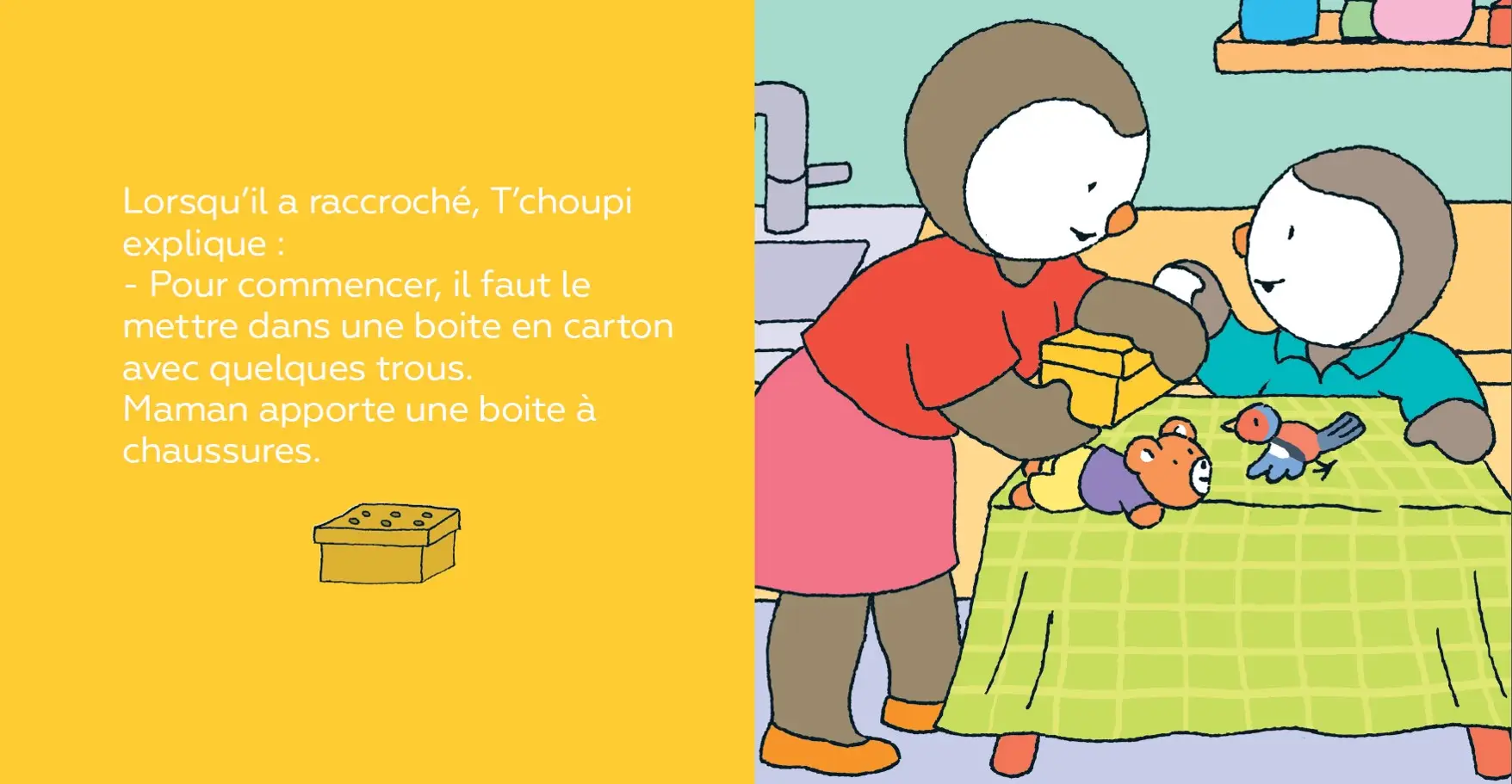 T'choupi soigne un oiseau - Dès 2 ans - Album(s) - 9782092491669 - page-interieure