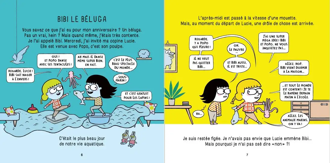 Bien Communiquer (sans violence) - 3 histoires pour une communication réussie dans la vie - Les petites histoires Filliozat - Dès 4 ans - Album(s) - 9782092494578 - page-interieure