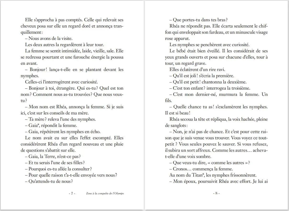 Zeus à la conquête de l'Olympe - Histoires noires de la Mythologie - Dès 12 ans  - Roman - 9782092495704 - page-intérieure