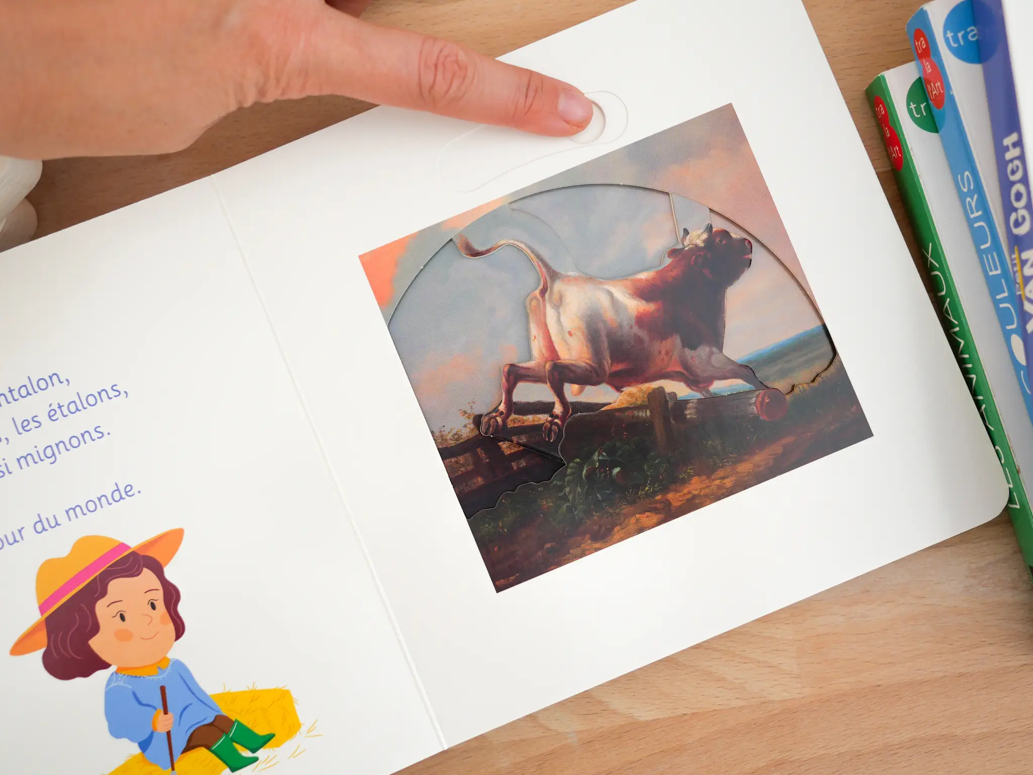 Tralal'art - Petite Rosa Bonheur - dès 2 ans - Livre d'éveil - 9782092497050 - page-interieure