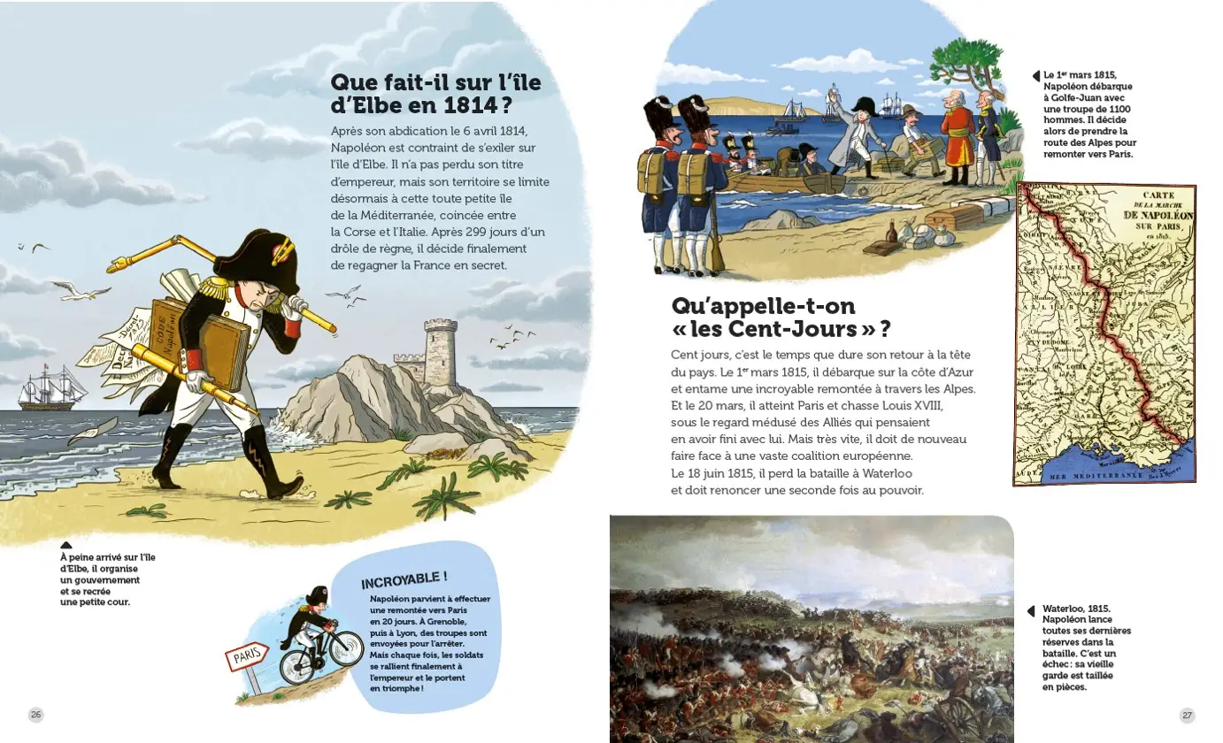Napoléon 1er - Questions/Réponses - Dès 7 ans - Livre documentaire - 9782092497586 - page-interieure