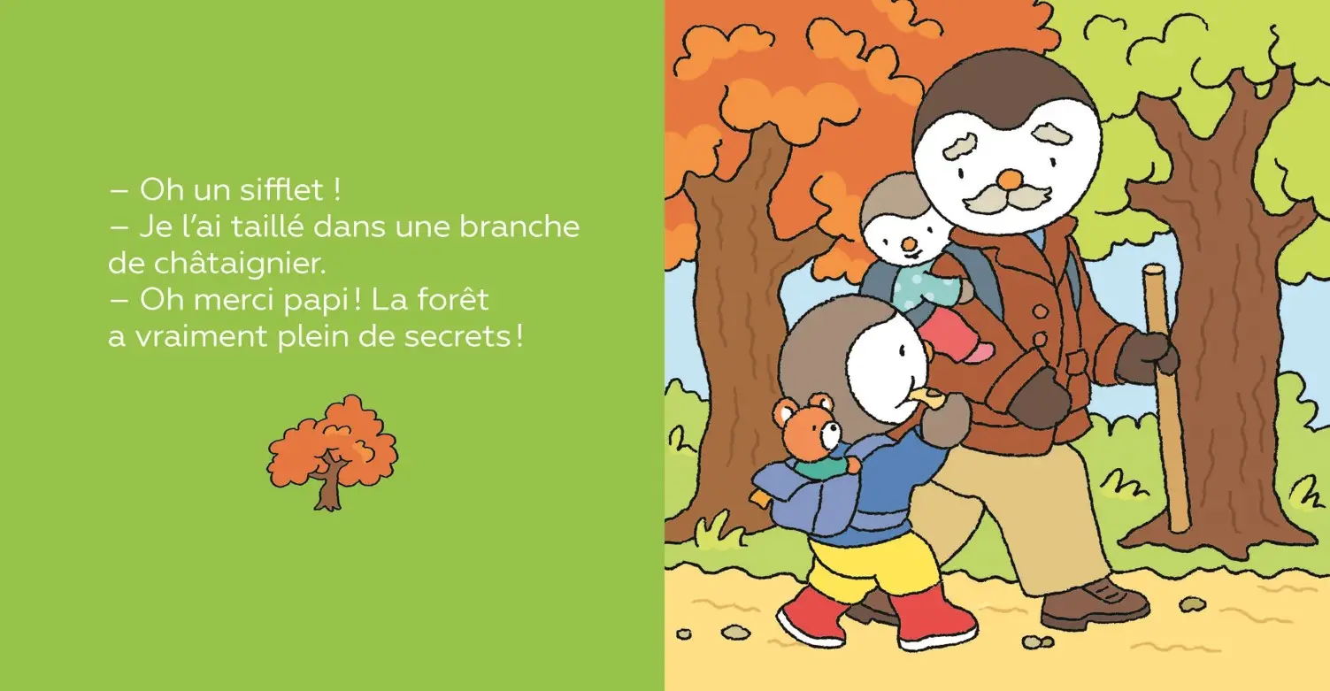  T'choupi se promène en forêt - Dès 2 ans - Un livre à lire et à écouter - Album(s) - 9782092497760 - page-interieure