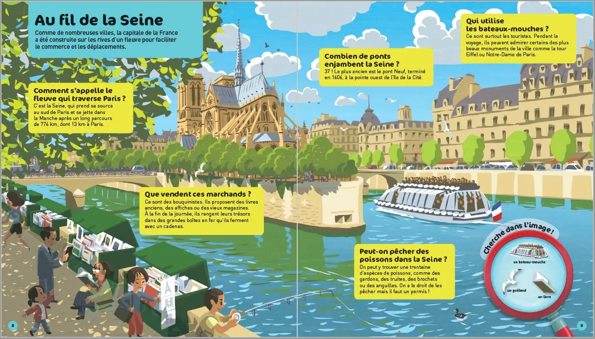 Paris - Questions/Réponses - doc dès 5 ans - Livre documentaire - 9782092558850 - page-intérieure