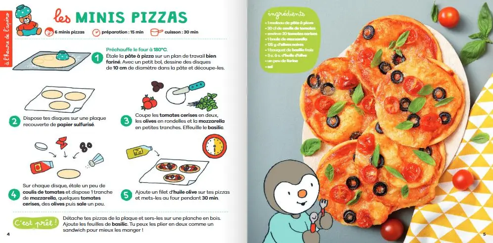 T'choupi : mes recettes super simples - Dès 2 ans -  - 9782092575598 - page-interieure