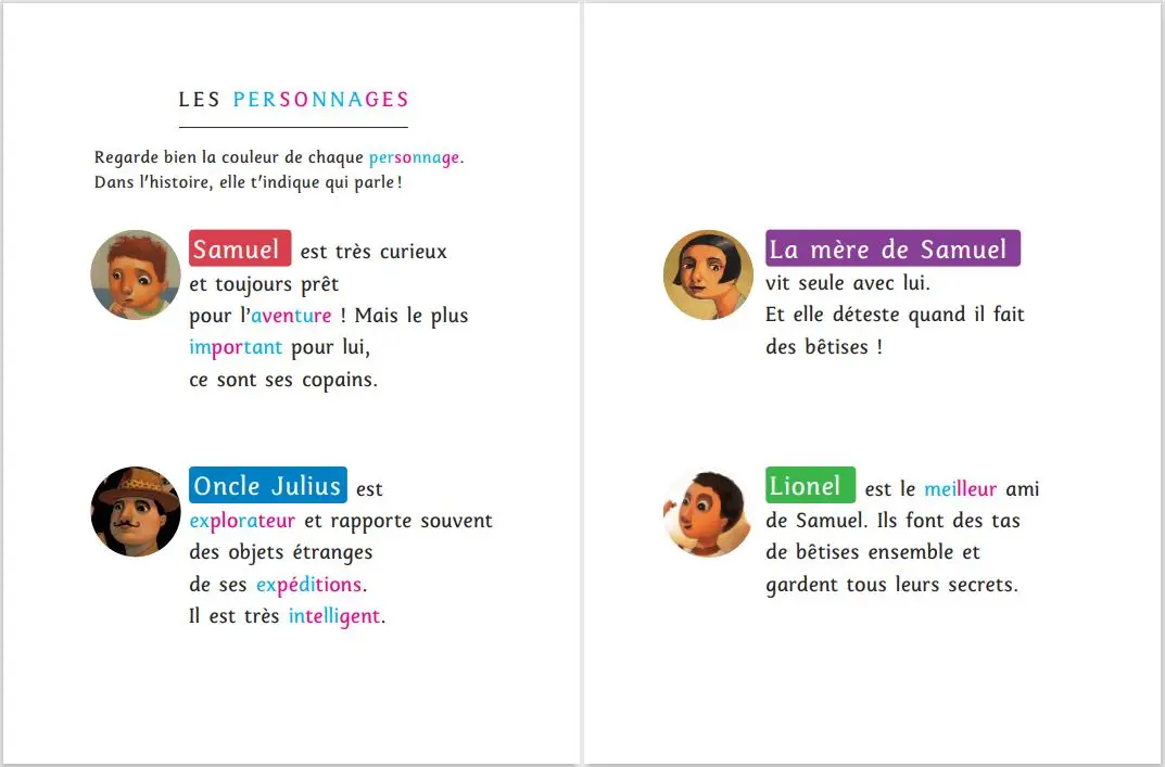 Samuel : Terriblement vert - adapté aux enfants DYS ou dyslexiques - dès 7 ans - Roman - 9782092581933 - page-intérieure