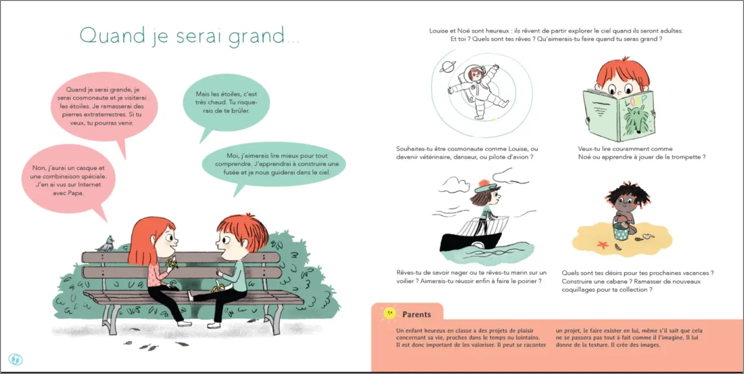 Confiant et heureux à l'école - Livre-CD - Dès 5 ans -  - 9782092589267 - page-interieure