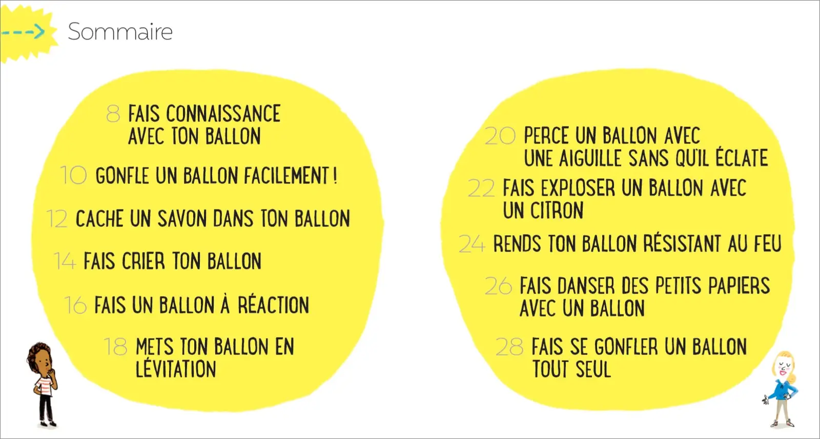 La science est dans le ballon  - 10 expériences faciles et étonnantes - Dès 4 ans - Livre documentaire - 9782092591833 - page intérieure