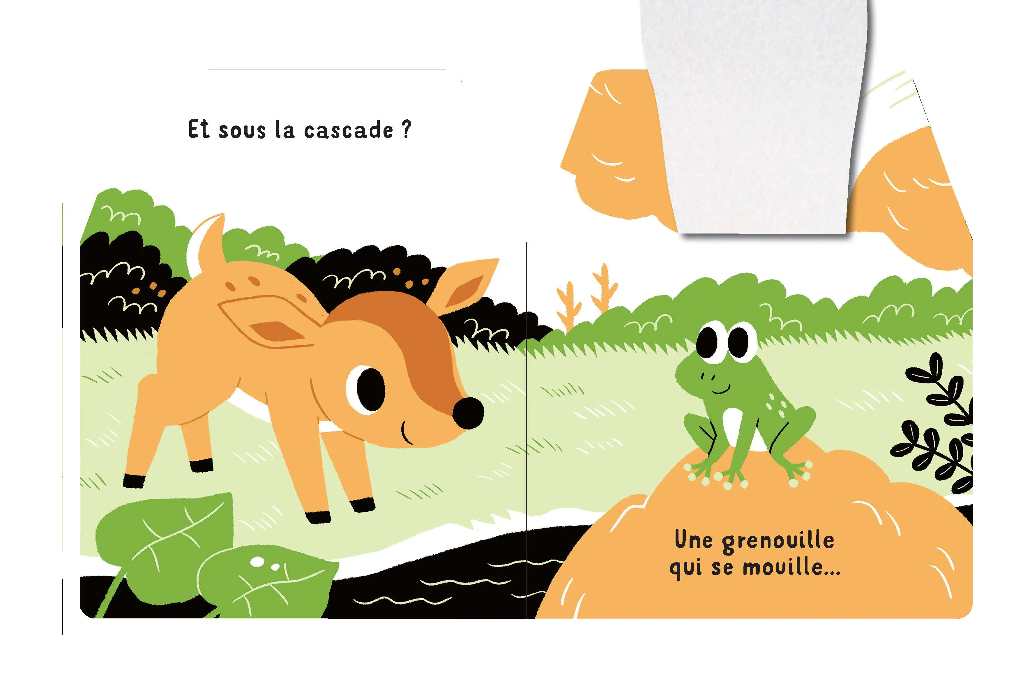 Cache-cache petit faon - Livre matière - éveil -  Dès 6 mois - Livre d'éveil - 9782092592120 - page intérieure