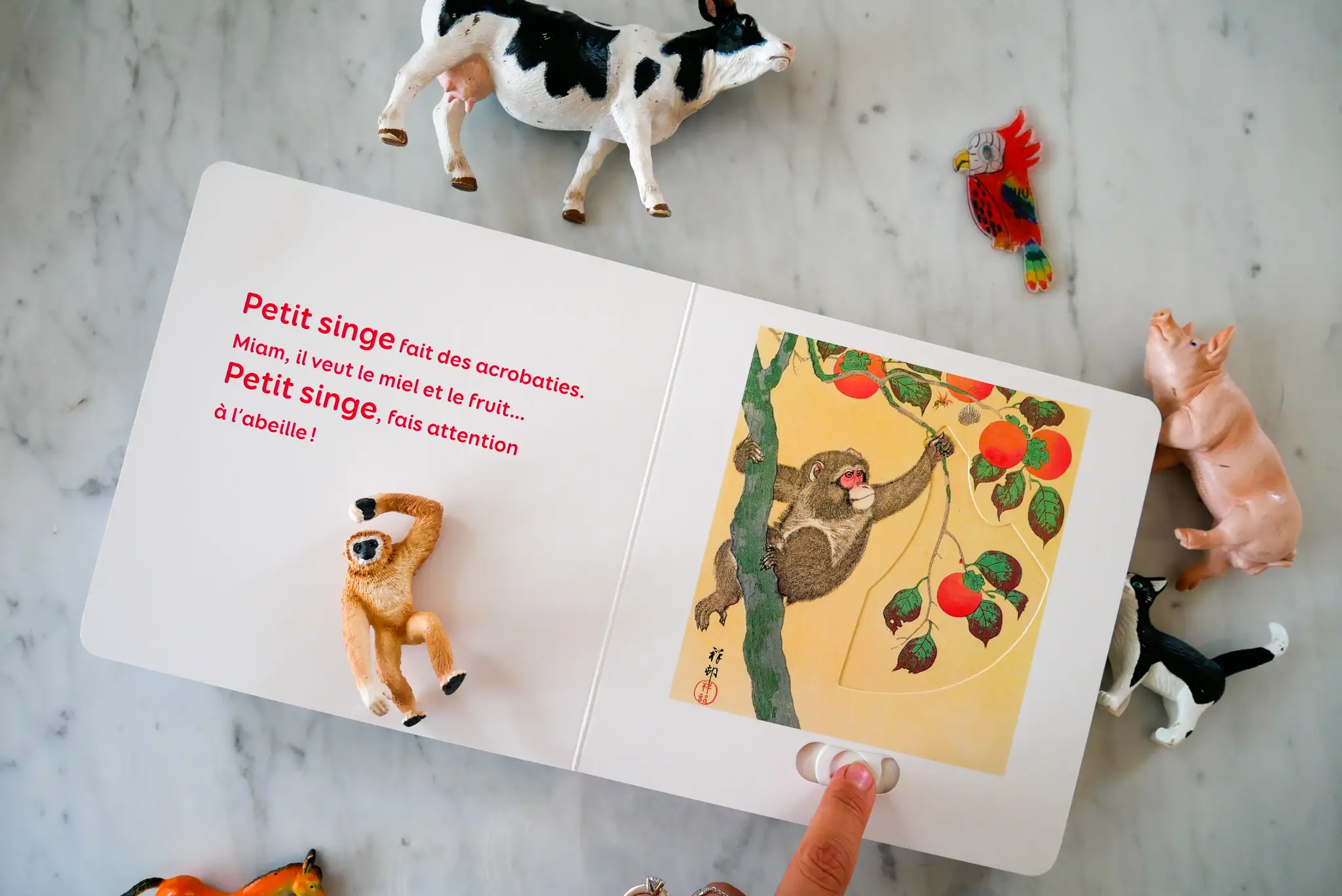 Tralal'art - Les animaux - dès 2 ans - Livre d'éveil - 9782092592229 - page-intérieure