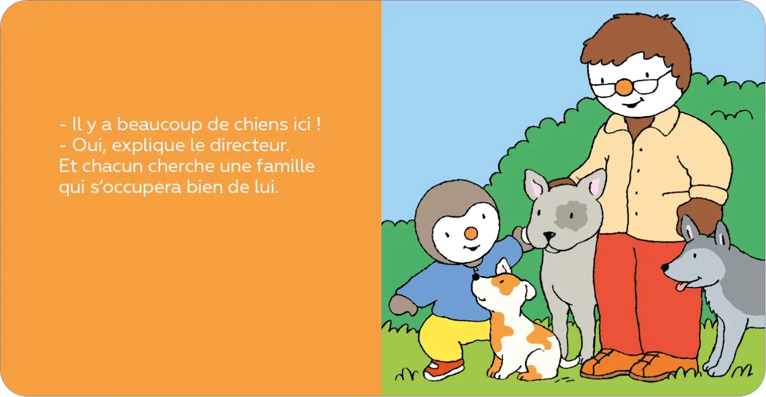 T'choupi adopte un chiot - Dès 2 ans - Album(s) - 9782092593110 - page intérieure