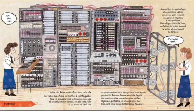 L'Incroyable histoire des inventions - album dès 6 ans  - Livre documentaire - 9782092593301 - page intérieure
