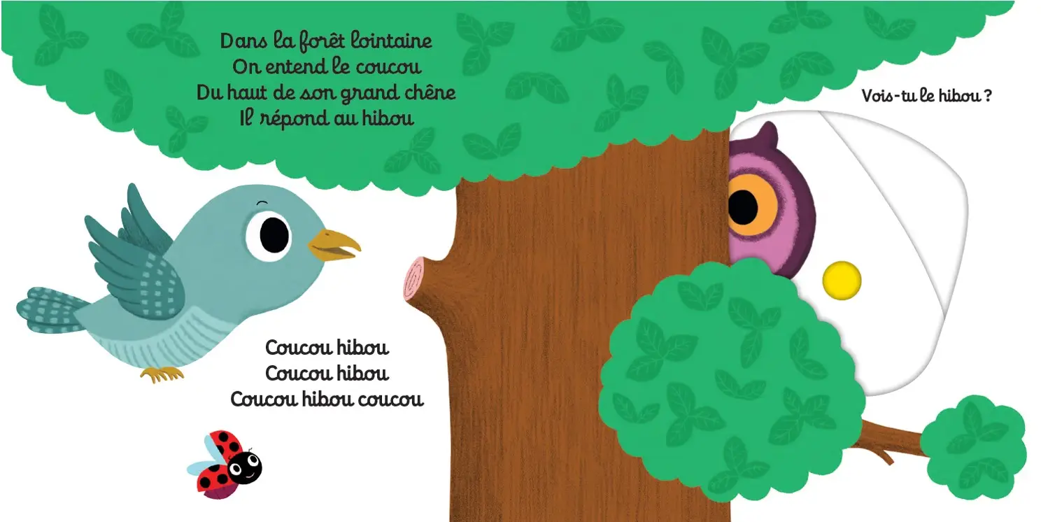 Kididoc - Mes premières comptines sonores et animées - Dès 1 an - Livre documentaire - 9782092594476 - page intérieure