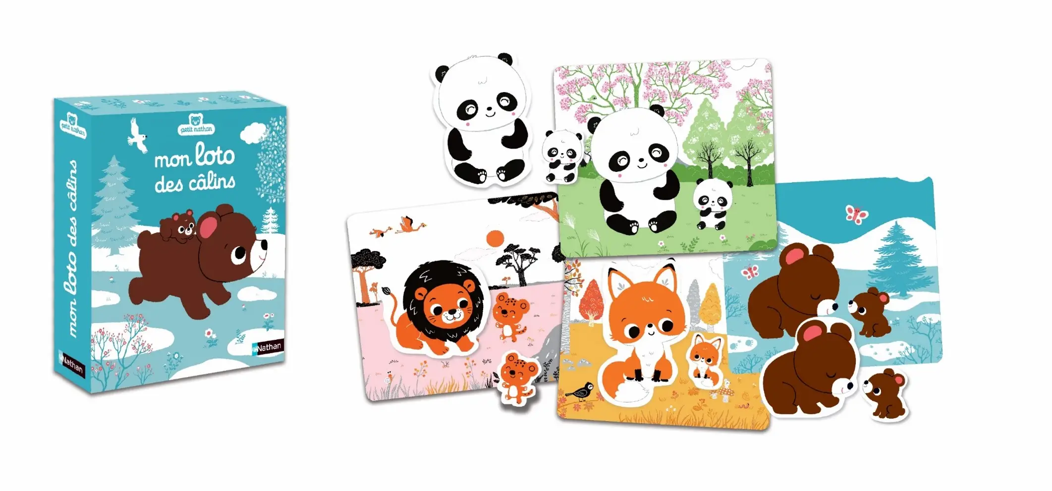 Regarde - Mon loto des câlins - Jeu d'éveil - dès 2 ans - Coffret - 9782092595886 - page intérieure 