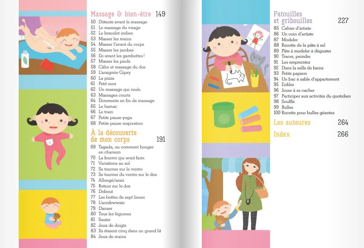 100 activités pour signer et communiquer avec bébé - Apprendre plus de 100 signes du quotidien - jeux et comptines à signer avec bébé -  - 9782092788158 - page intérieure