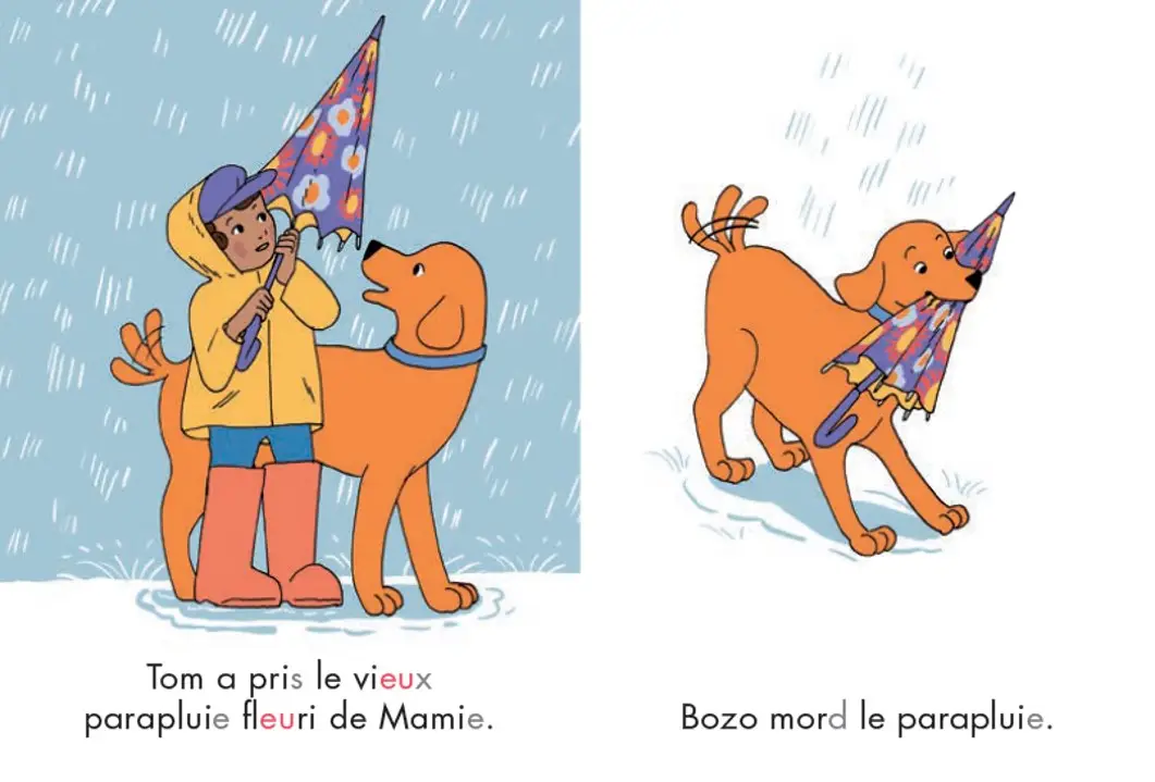 Premières lectures Montessori - 9 histoires de Tom et Suzi à lire seul - Niveau 2  - Roman - 9782095014001 - page-intérieure