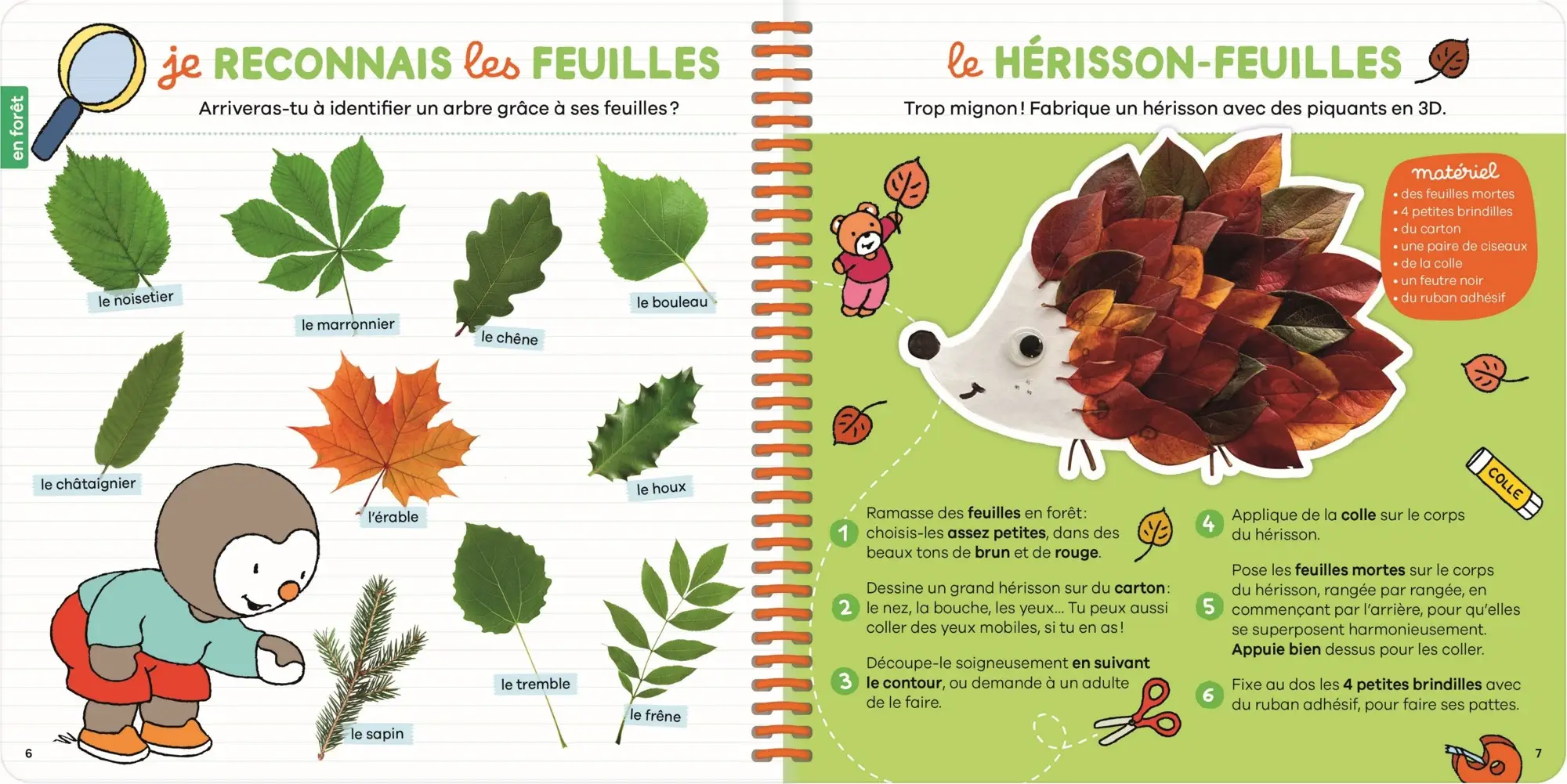 T'choupi - Mes activités nature super simples - Dès 3 ans - Cahier d'activités - 9782095014803 - page-interieure