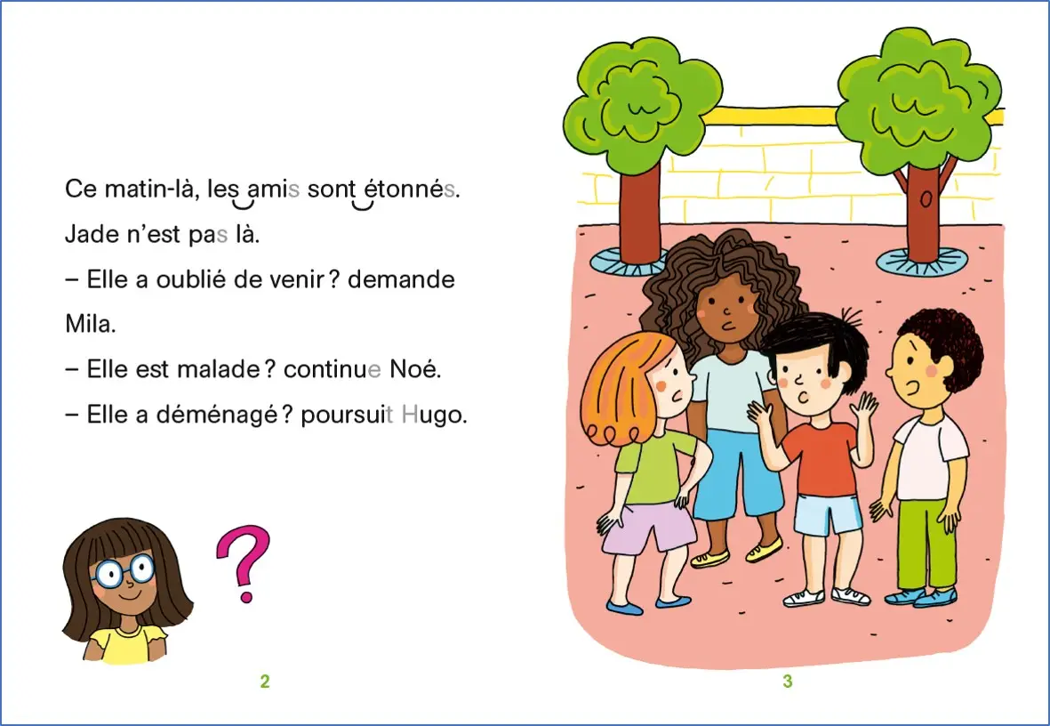 Regarde je lis ! Une histoire à lire tout seul - Les lunettes rondes - Lecture CP - Niveau 3 - Dès 5 ans  - Roman - 9782095015473 - page-interieure
