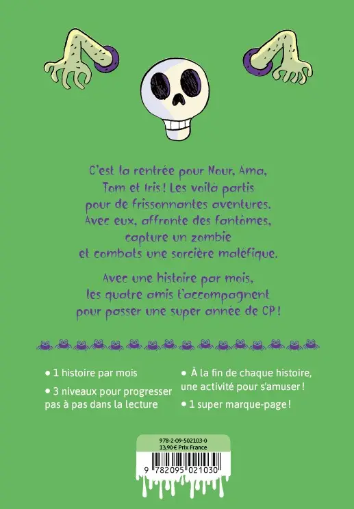 Frissons au CP - Mon année de CP - Dès 6 ans   - Roman - 9782095021030 - page-interieure