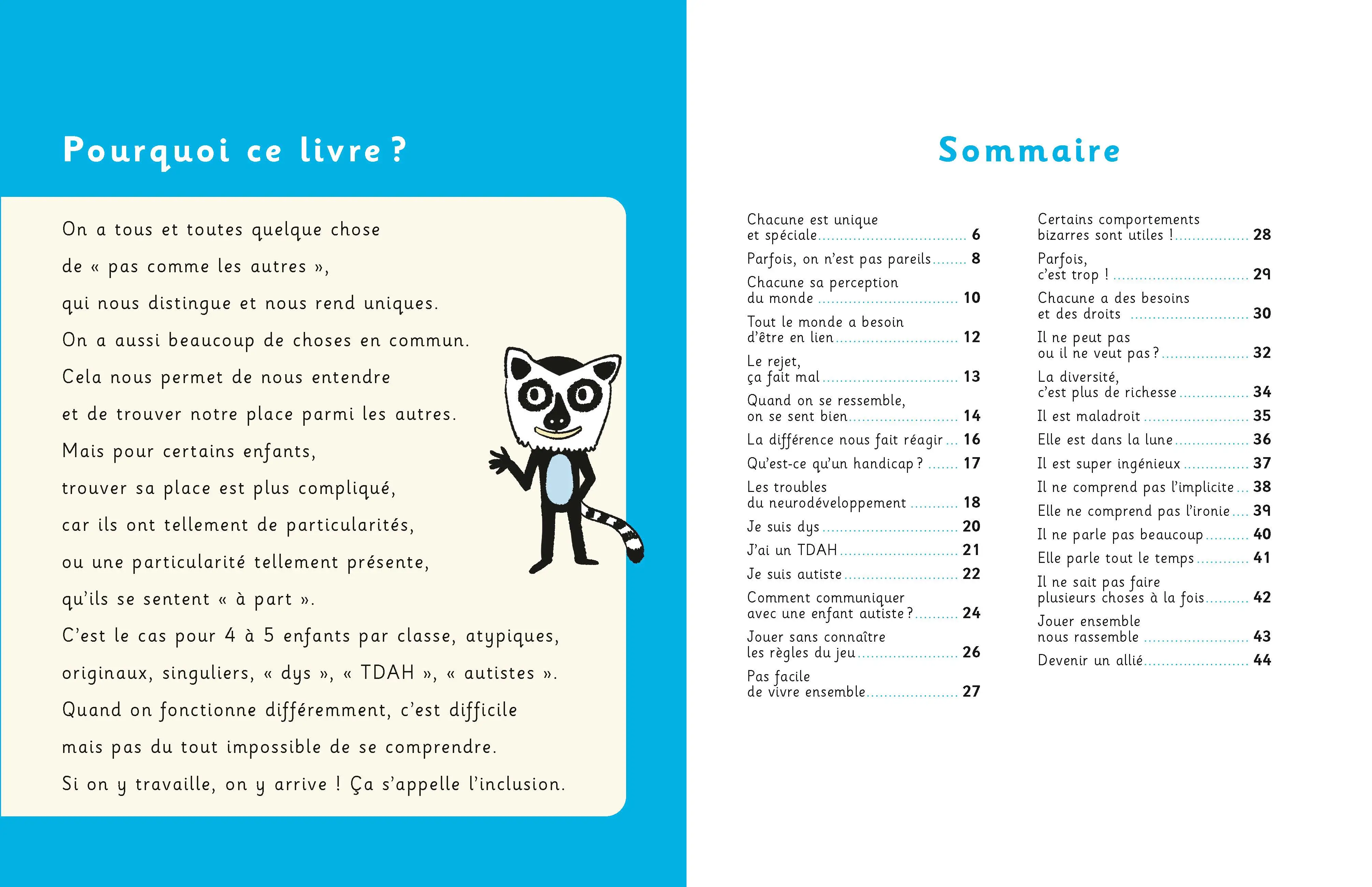 Pareils pas pareils - DYS, TDAH, autistes...Comment fonctionnent nos cerveaux ? Tout comprendre pour mieux vivre ensemble !  Guide pratique 6 ans et + - Livre documentaire - 9782095022396 - page-interieure 