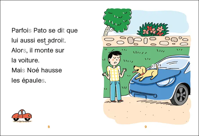 Regarde je lis ! Une histoire à lire tout seul - Noé se croit le plus fort - Niveau 2 - Dès 5 ans - Roman - 9782095029777 - page-intérieure