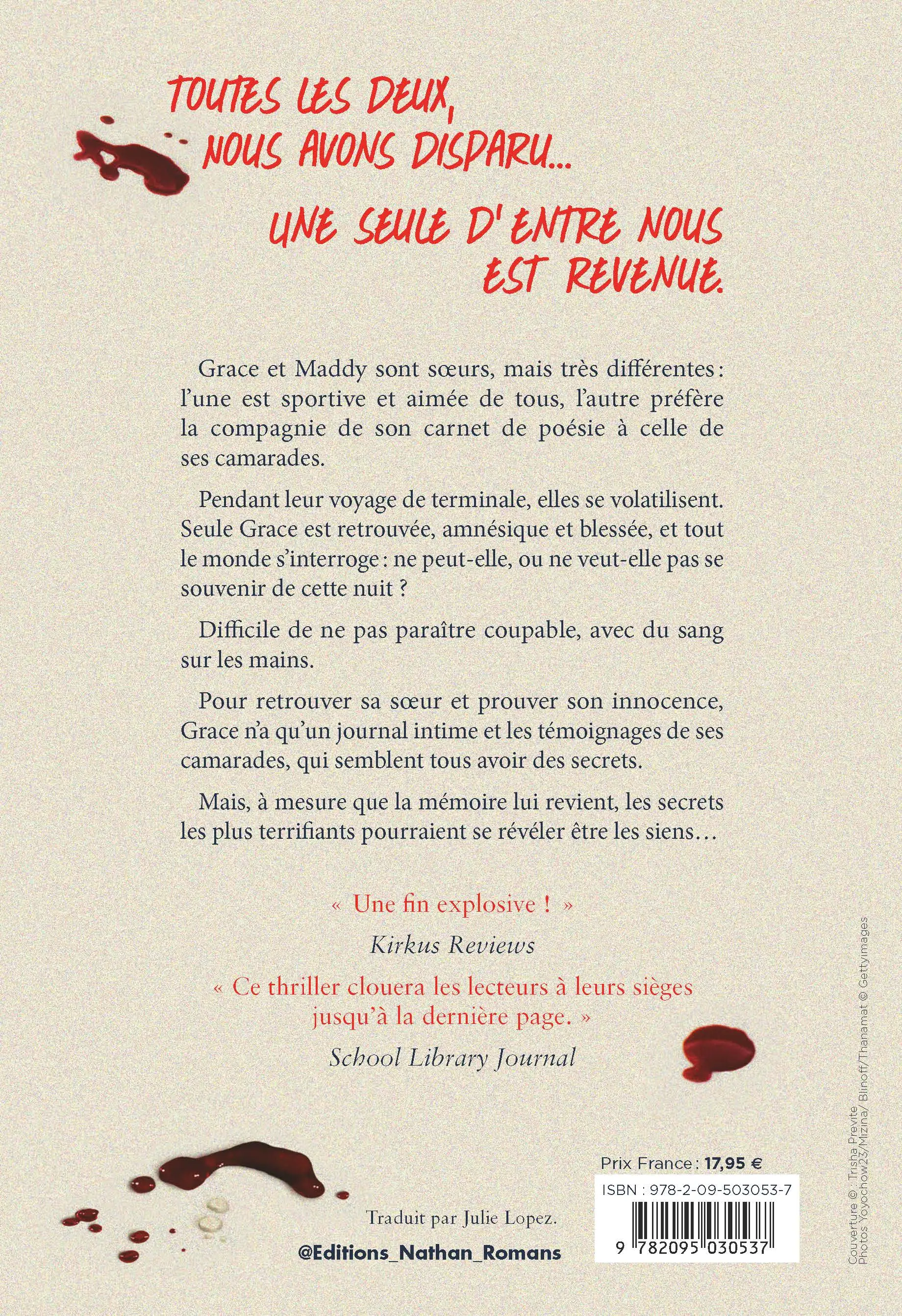 Mauvaise soeur - un thriller implacable pour ados - Roman - 9782095030544 - page-interieure