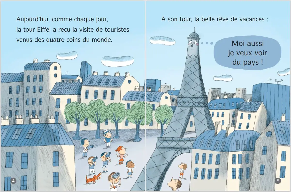 La Tour Eiffel a des ailes ! Lune Bleue Dès 6 ans - Roman - 9782095034214 - page-intérieure
