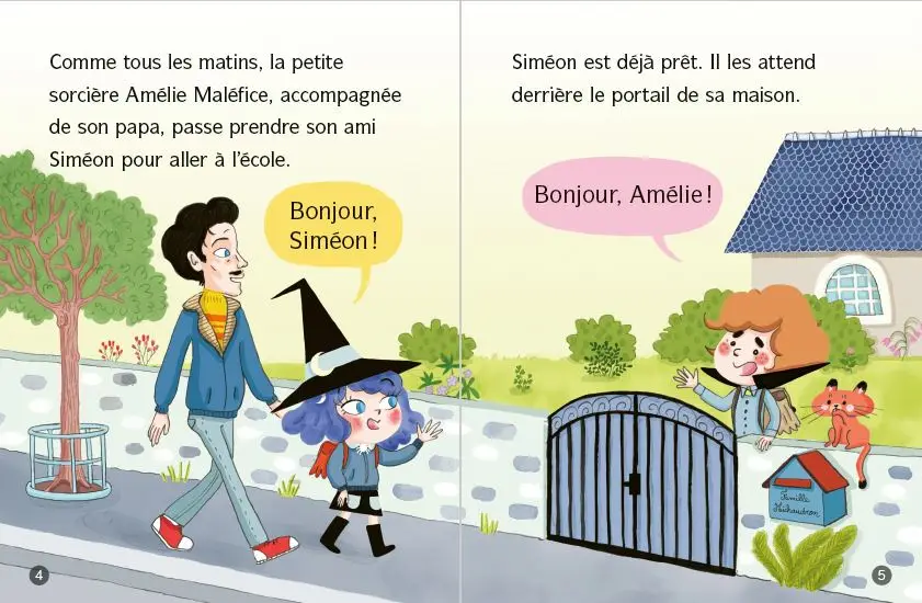 Amélie Maléfice - Le secret des sorciers - Lune Bleue - Dès 6 ans - Roman - 9782095037154 - page-interieure