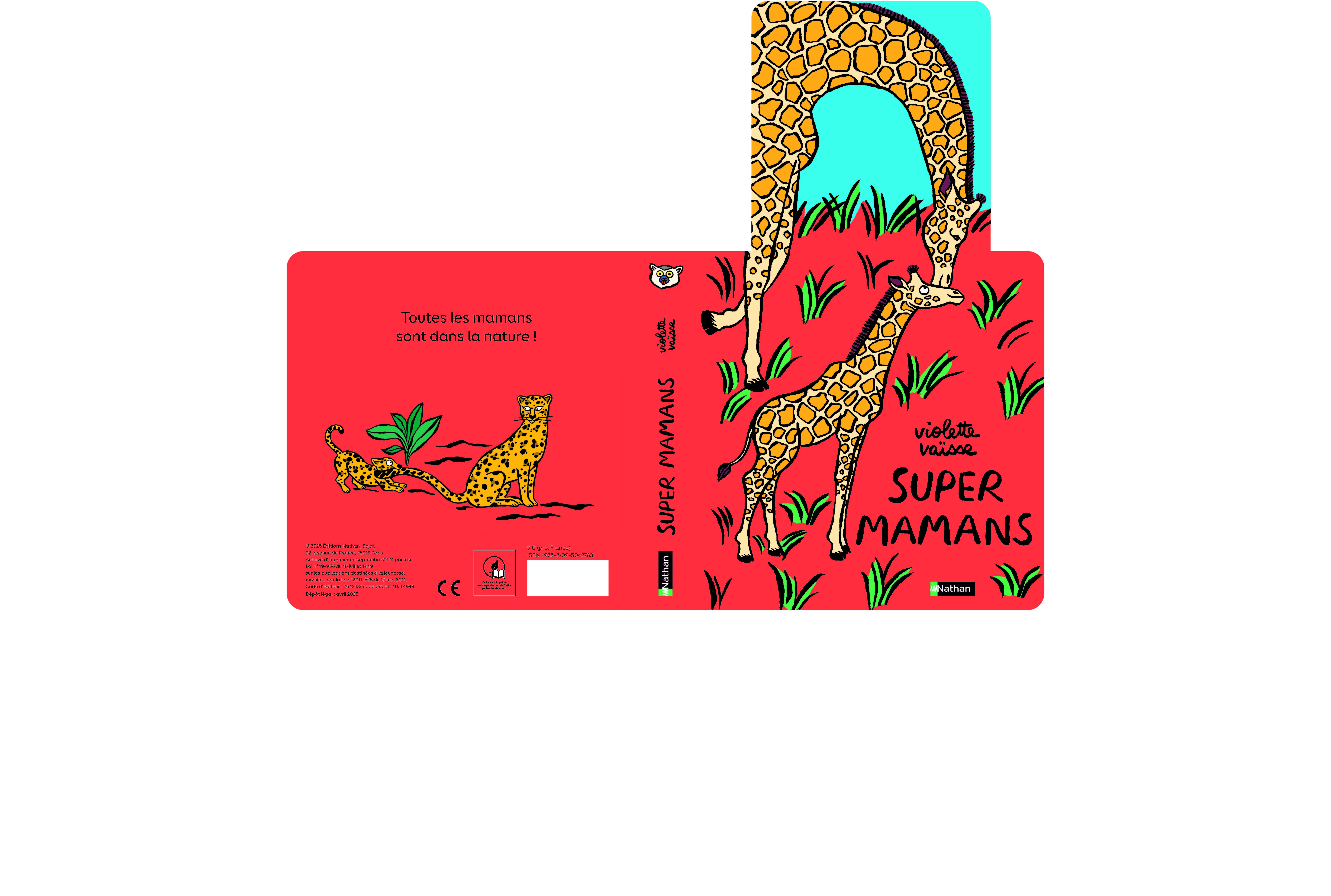 Super mamans - un livre animé et tendre qui fait honneur à toutes les mamans - dès 12 mois - Album(s) - 9782095042783 - page-interieure
