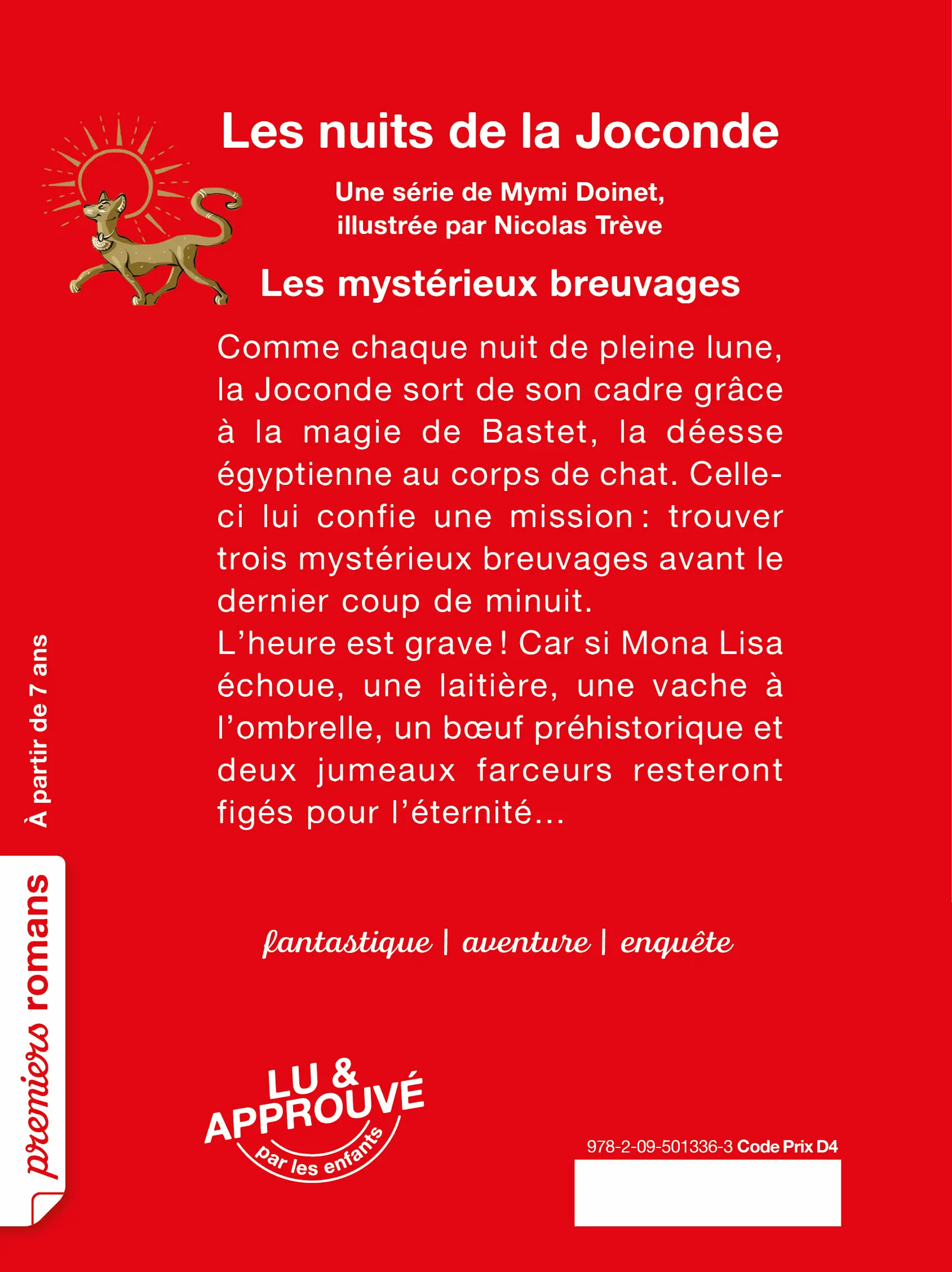 Les nuits de la Joconde : T2 Les mystérieux breuvages -  Mission secrète au coeur des chefs-d'oeuvre - Etoile filante - Dès 7 ans  - Roman - 9782095049928 - page_interieure