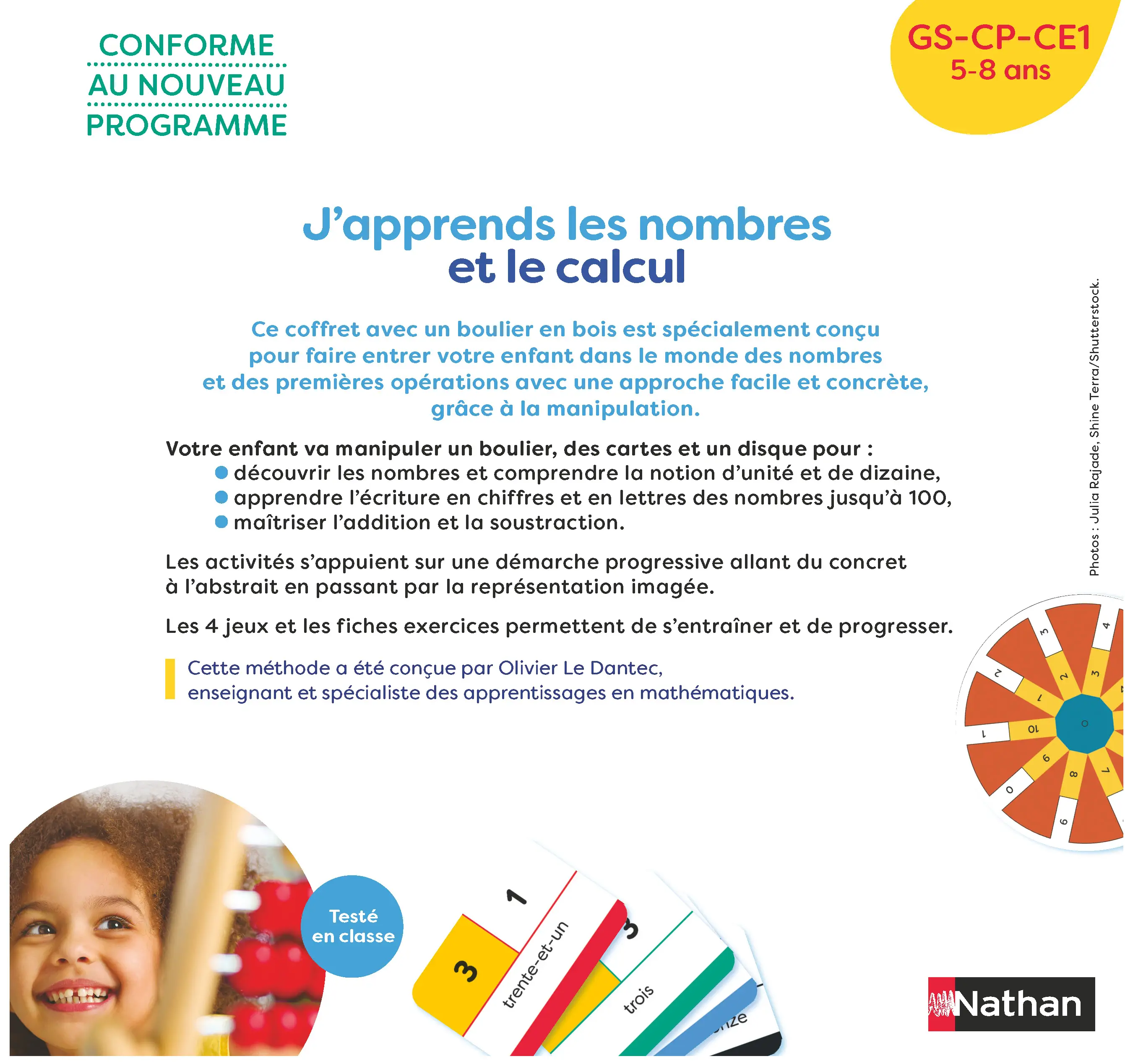 Coffret Maths - J'apprends les nombres et le calcul avec un boulier - GS-CP-CE1 - 5-8 ans - Coffret - 9782095046286 - page intérieure plat 4