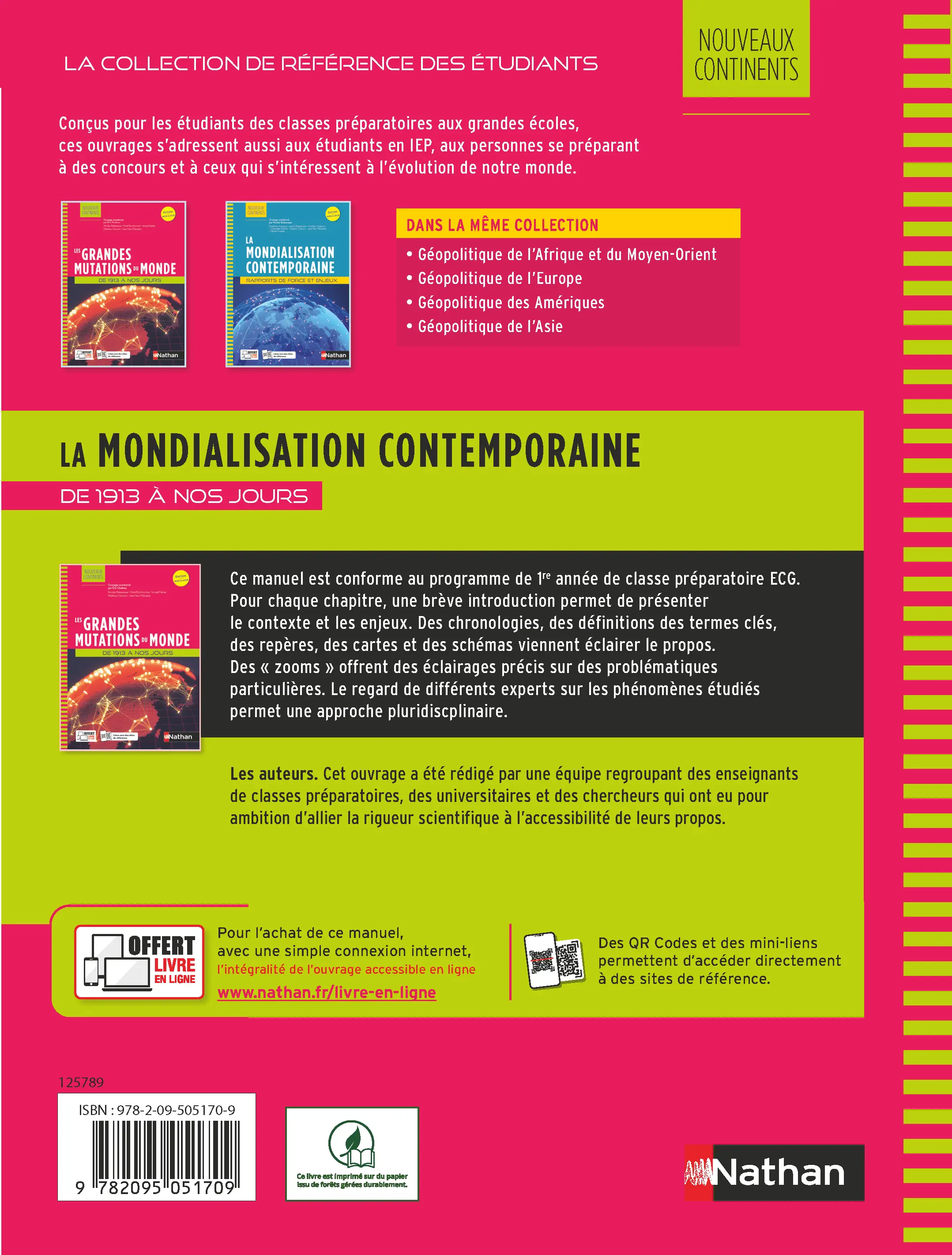Les Grandes Mutations du monde de 1913 à nos jours - Prépa ECG - Nouveaux continents - Ouvrage de référence - 9782095051709 - page intérieure plat 4