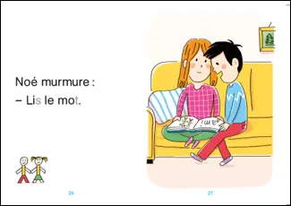 Regarde je lis ! 4 histoires de Mila et Noé Vive les copains - Niveau 1 - Dès 5 ans - Roman - 9782095029920 - page-intérieure001