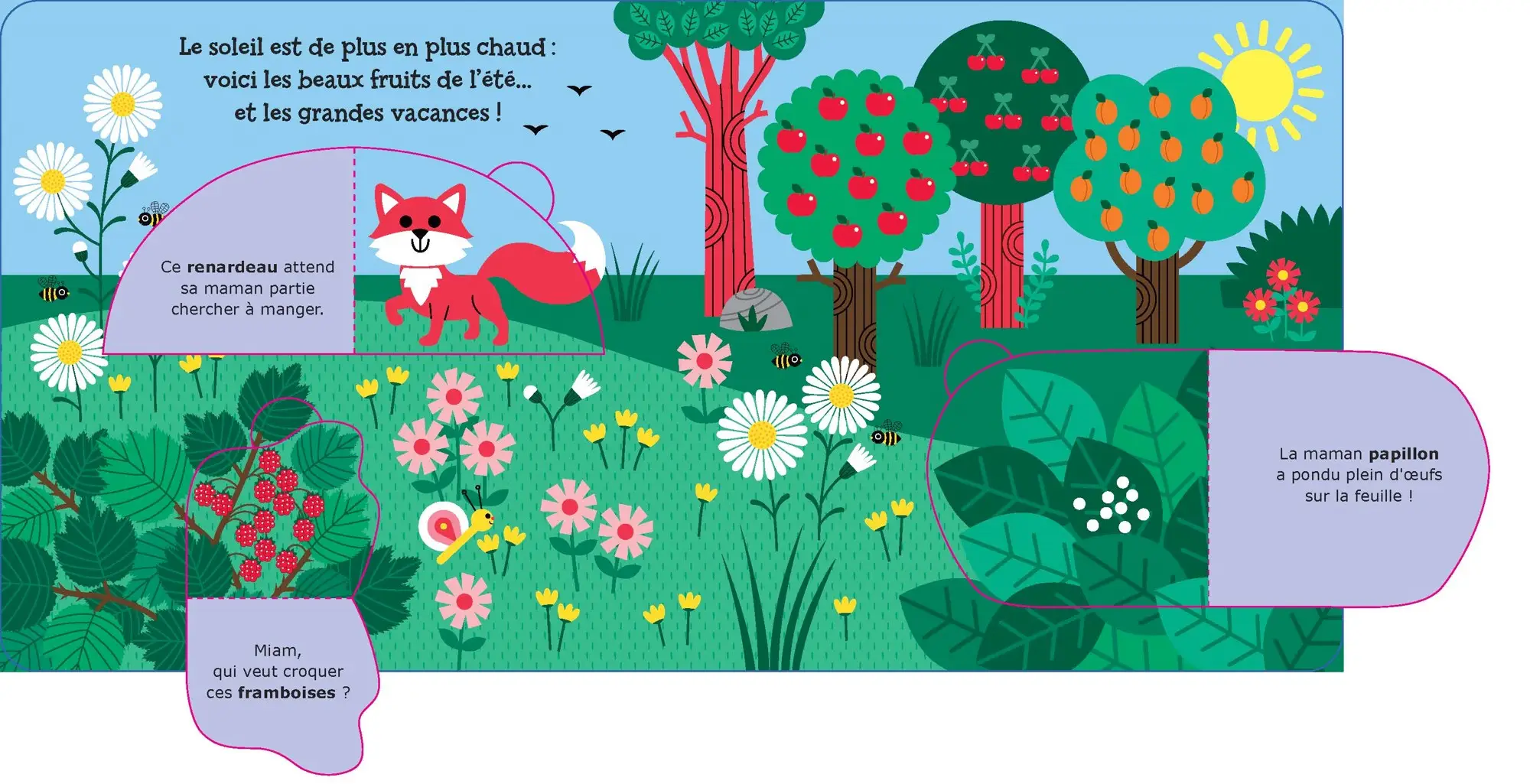 J'explore les quatre saisons - Livre d'éveil à flaps - Dès 18 mois - Livre d'éveil - 9782095027889 - page-interieure004