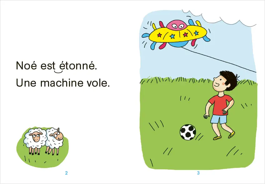 Le cerf-volant de Mila - Regarde, je lis ! - Niveau 1 - Roman - 9782091935652 - page-intérieure1